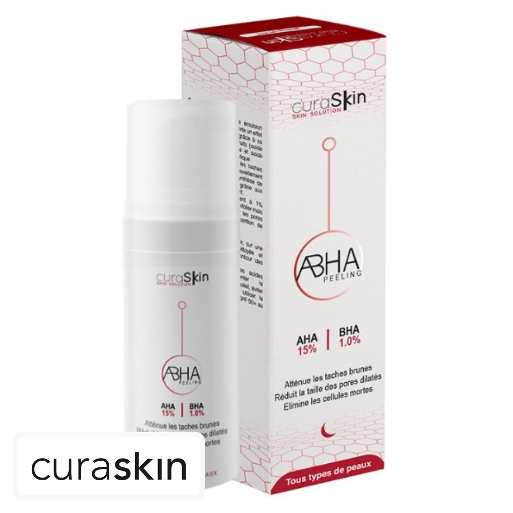 curaskin – abha peeling 15% aha 1.0% bha – 30ml