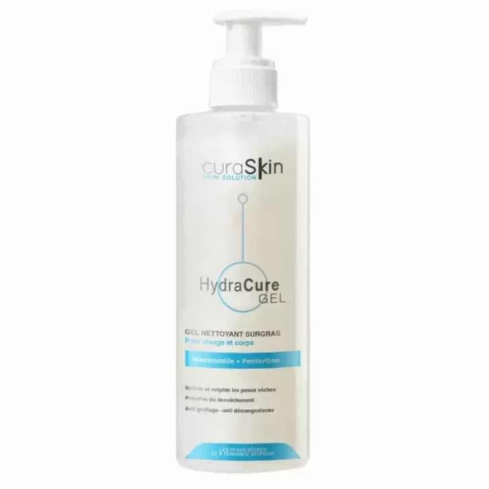 curaskin – hydracure gel nettoyant surgras – 400ml