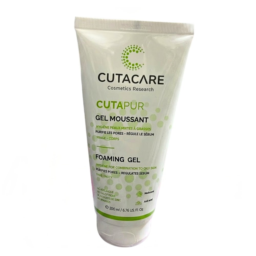 cutacare – cutapure gel moussant – 200ml