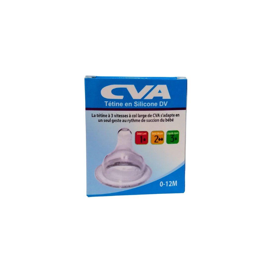 cva – tetine en silicone 0 12m