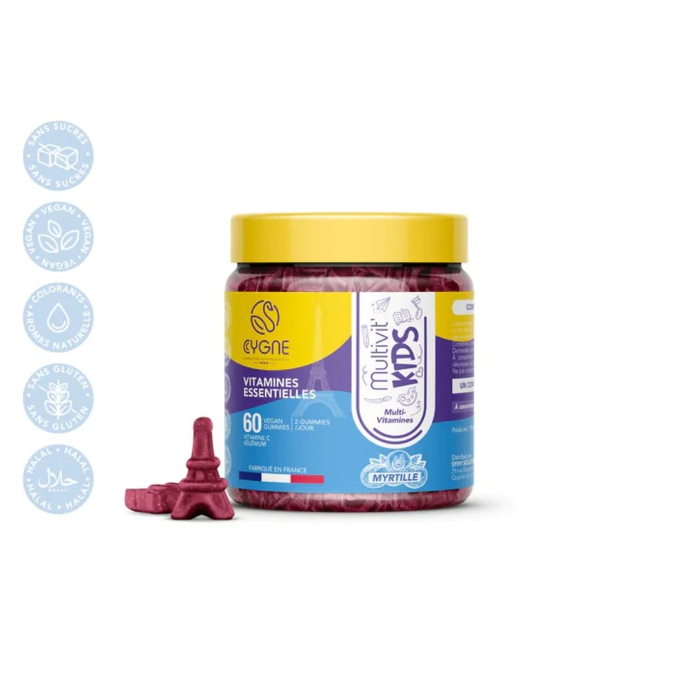 cygnelab – multivit kids 60 gummes