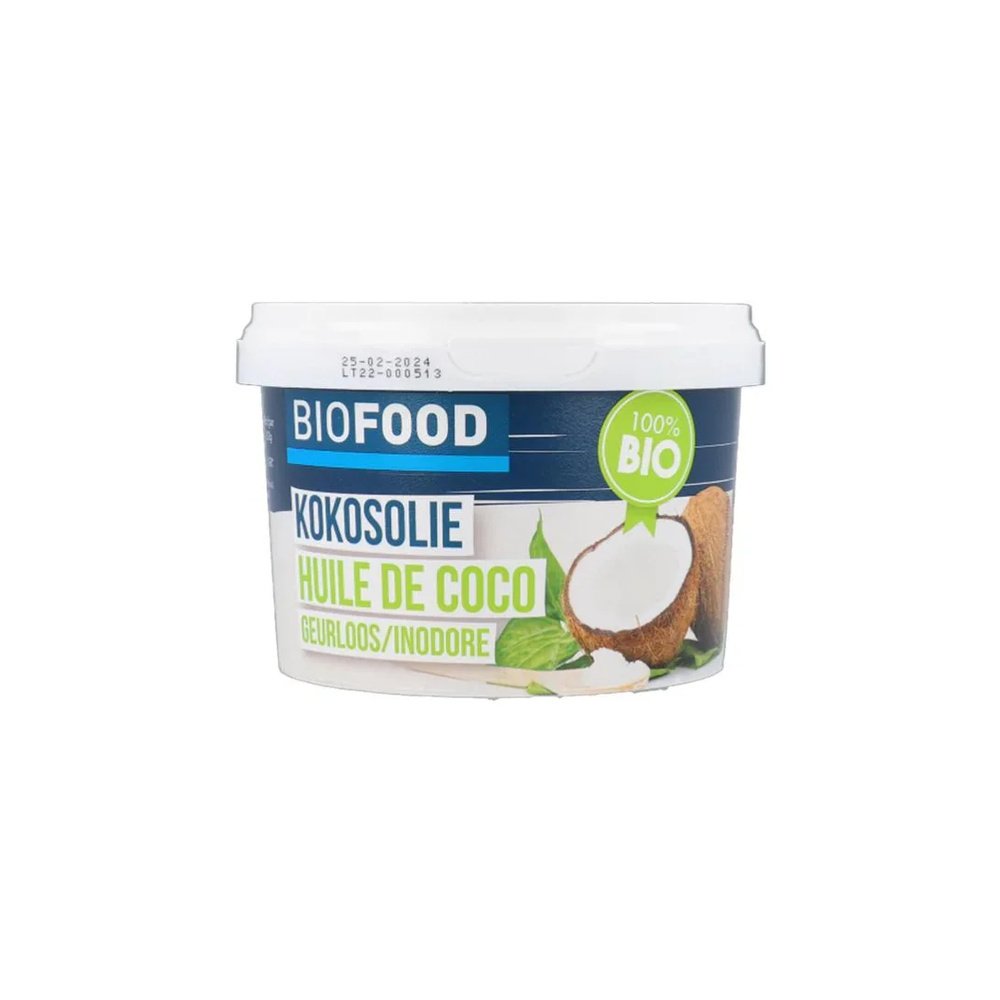 damhert – biofood huile de coco inodore – 500ml