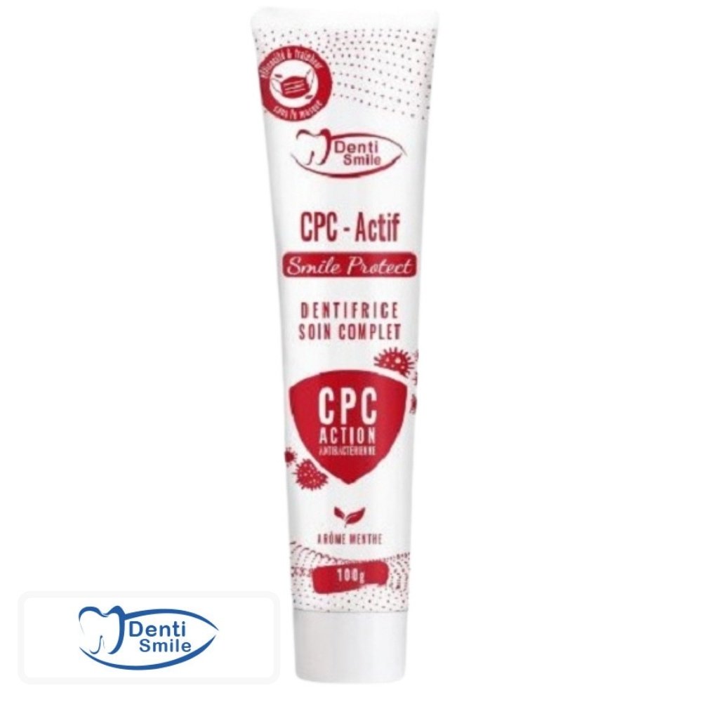 denti smile – protect cpc actif dentifrice soin complet gout menthe – 100g