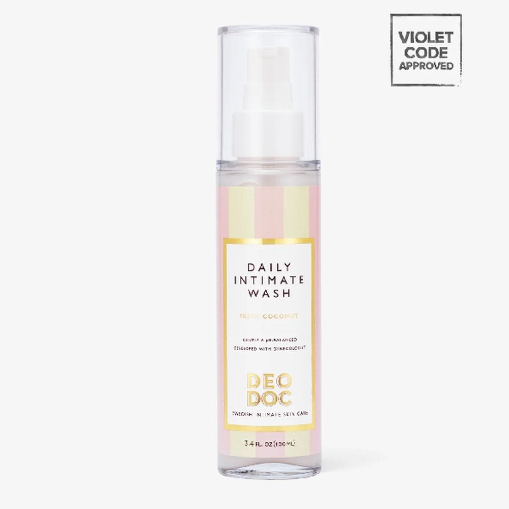 deodoc – daily intimate wash fresh coconut – 100ml