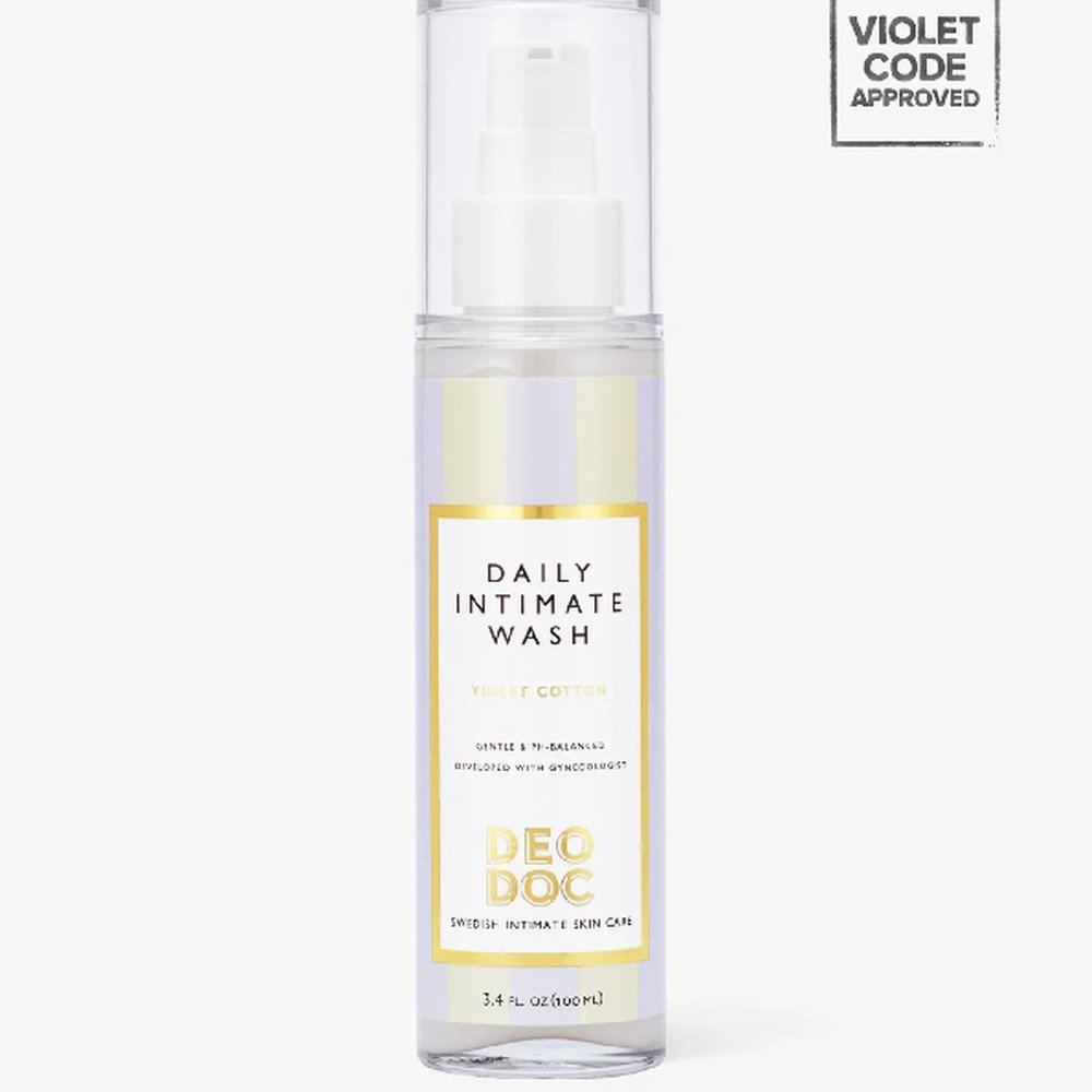deodoc – daily intimate wash violet cotton – 100ml