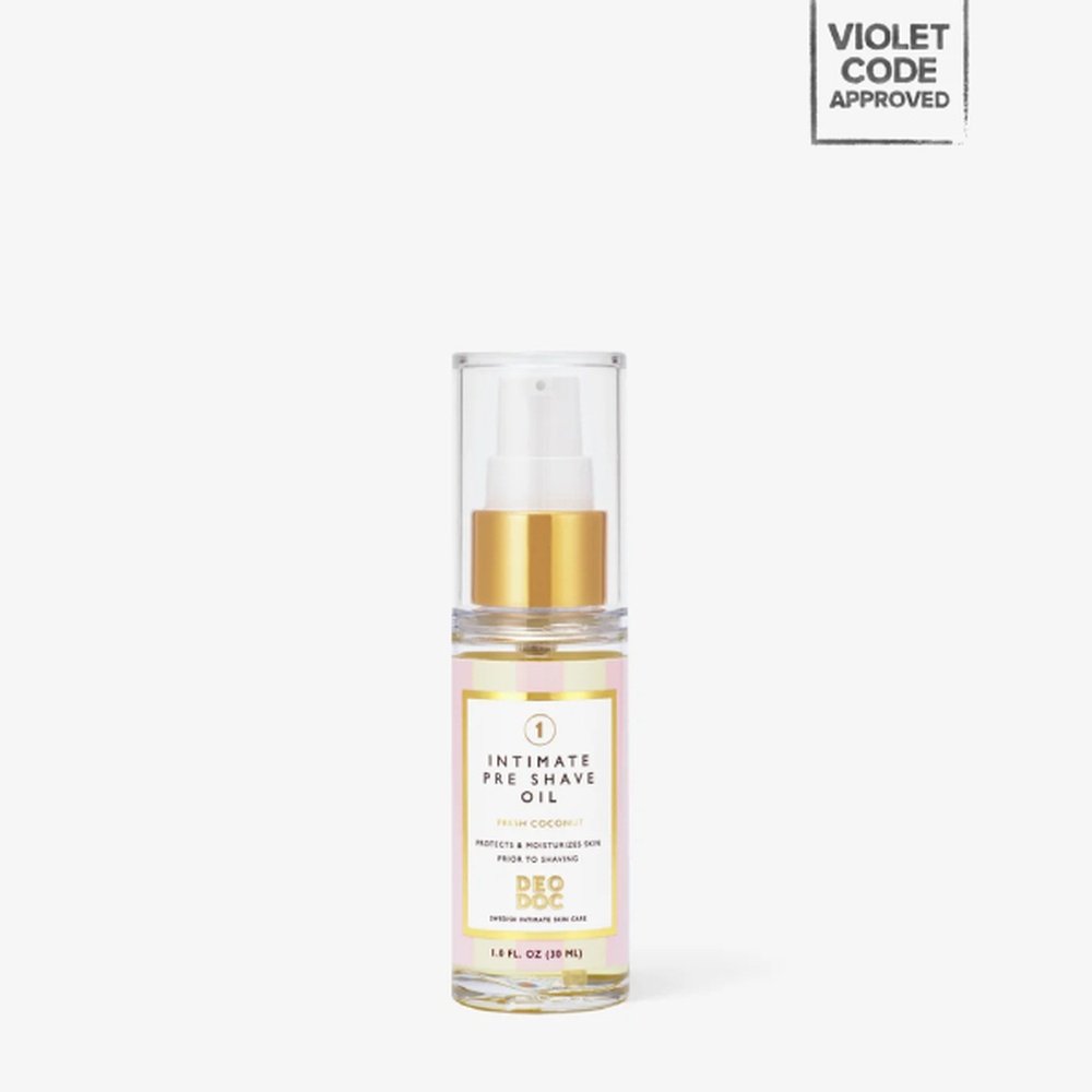 deodoc – intimate pre shave oil – 30ml