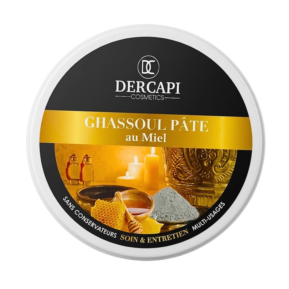dercapi – ghassoul pate au miel – 200ml