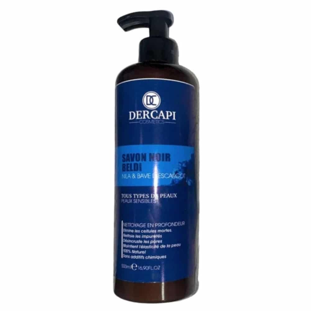 dercapi – savon noir beldi aker fassi et bave d’escargot – 500ml