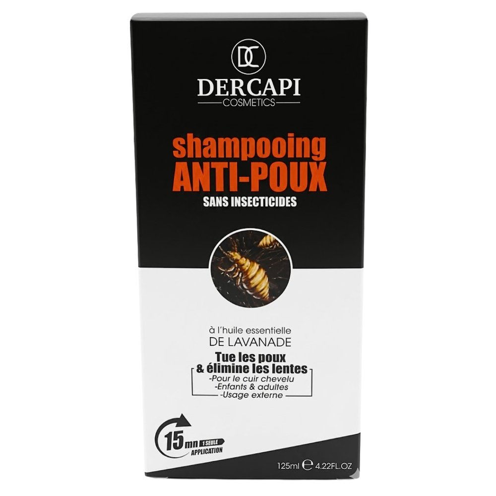 dercapi – shampoing anti poux – 125ml