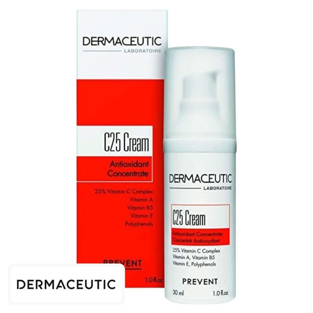 dermaceutic – prevent c25 creme concentre antioxydant – 30ml