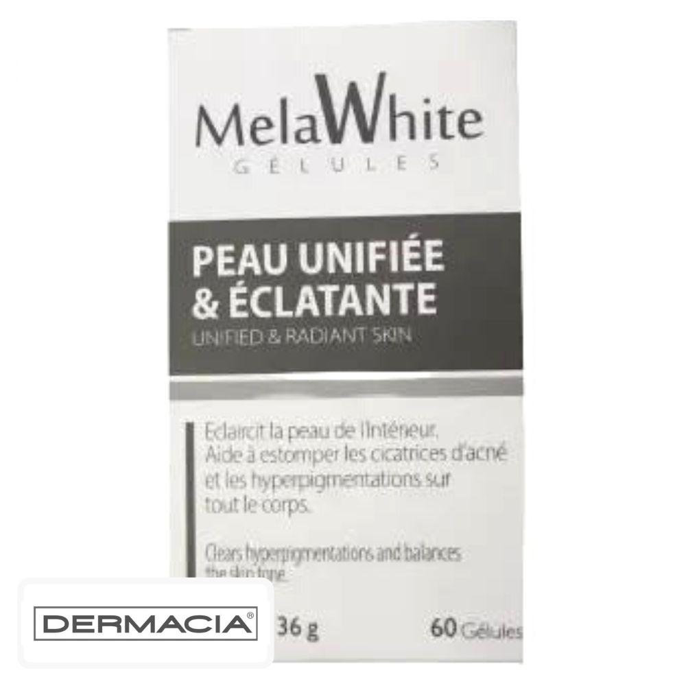 dermacia – melawhite peau unifiee et eclatante – 60 gelules