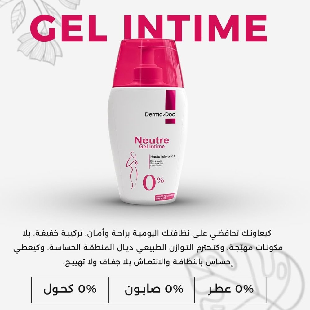 dermadoc – gel intime neutre – 250ml dermadoc – gel intime neutre – 250ml