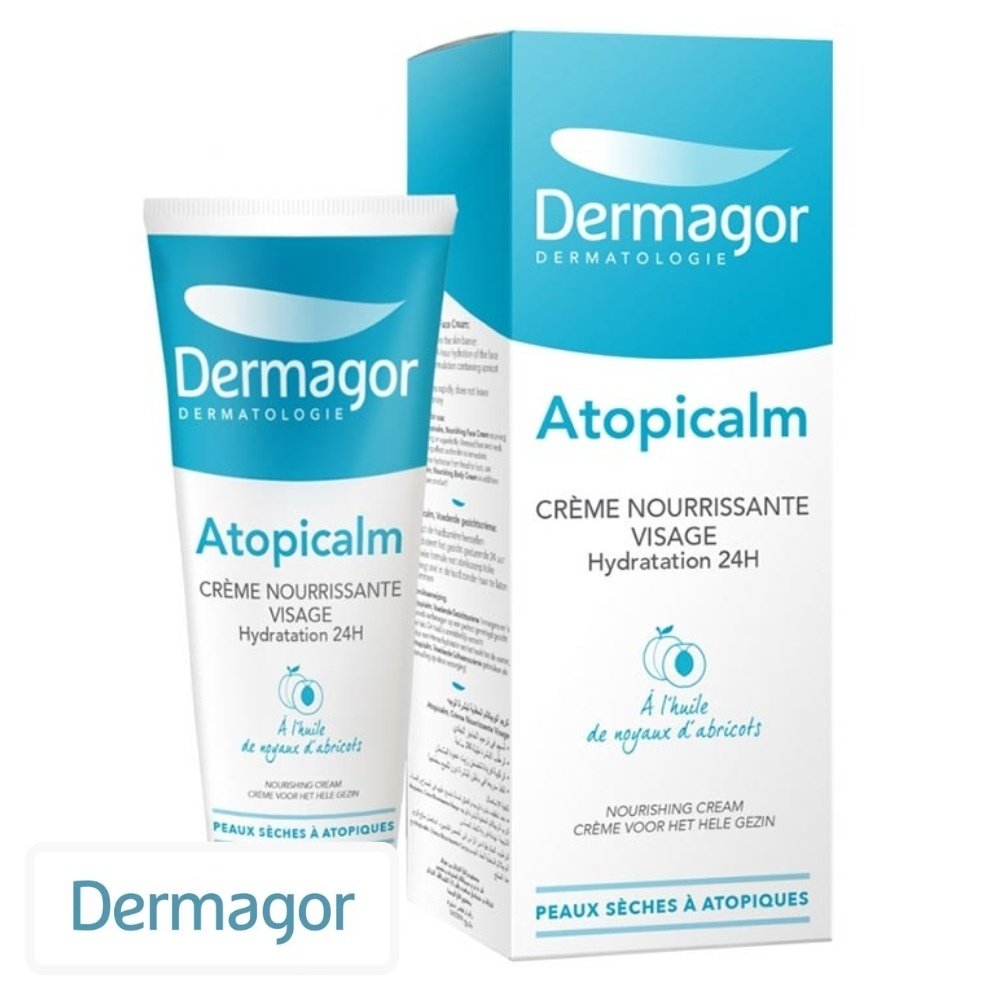 dermagor – atopicalm creme nourrissante visage – 40ml