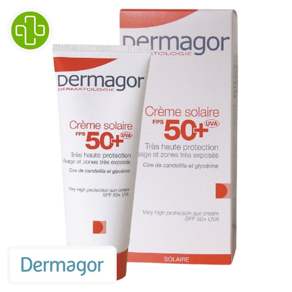 dermagor – creme solaire fps50+ – 40ml