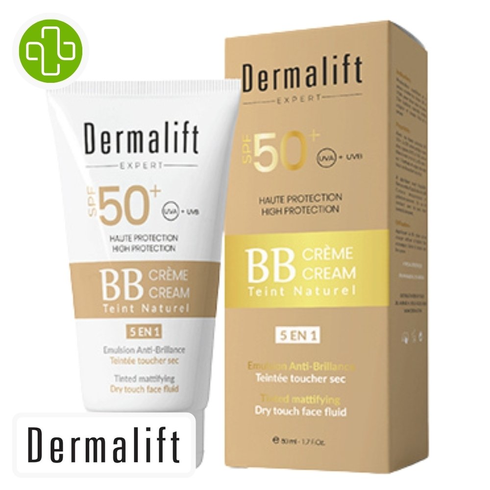 dermalift – bb creme teint naturel 5en1 spf50+ – 50ml