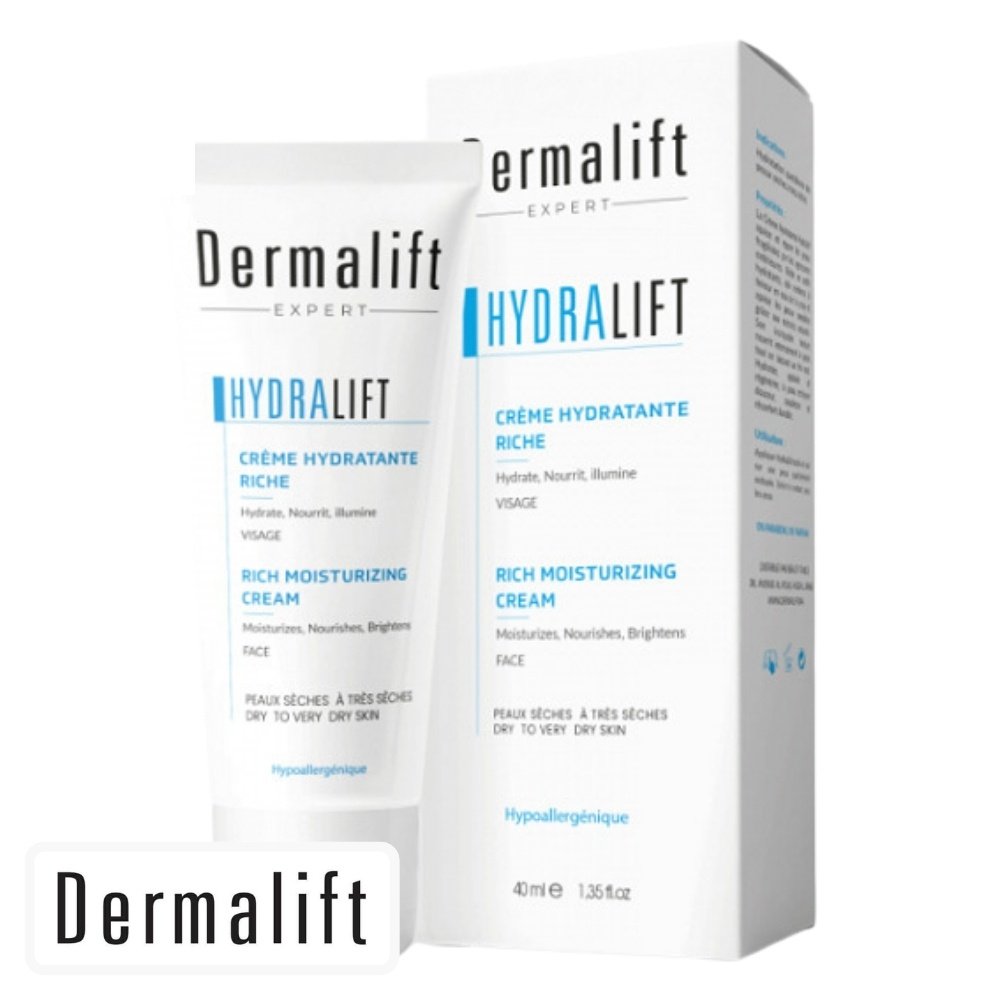 dermalift – hydralift creme hydratante riche – 40ml
