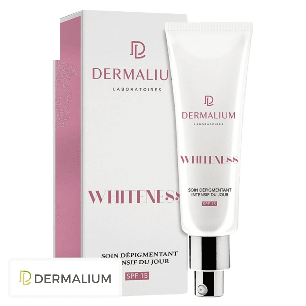 dermalium – whiteness soin depigmentant intense du jour spf15 – 50ml