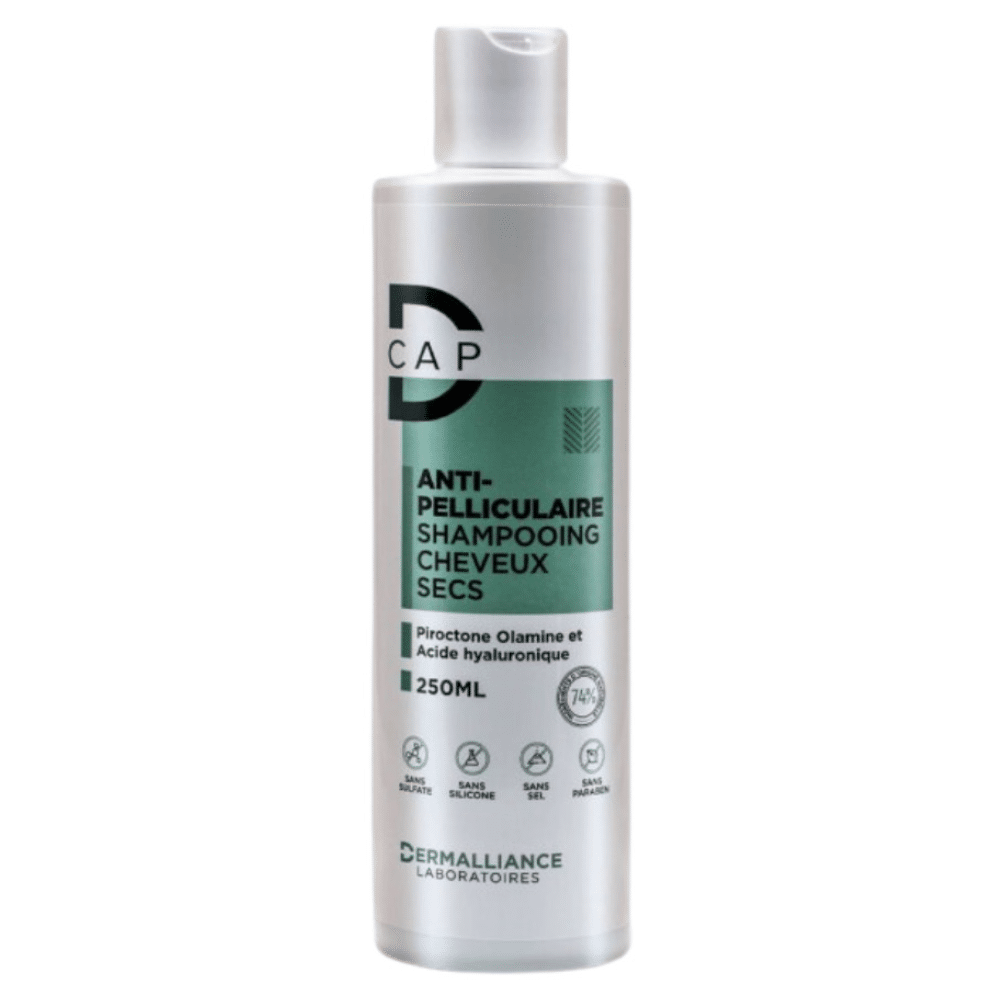 dermalliance – d cap anti pelliculaire shampoing cheveux secs – 250ml