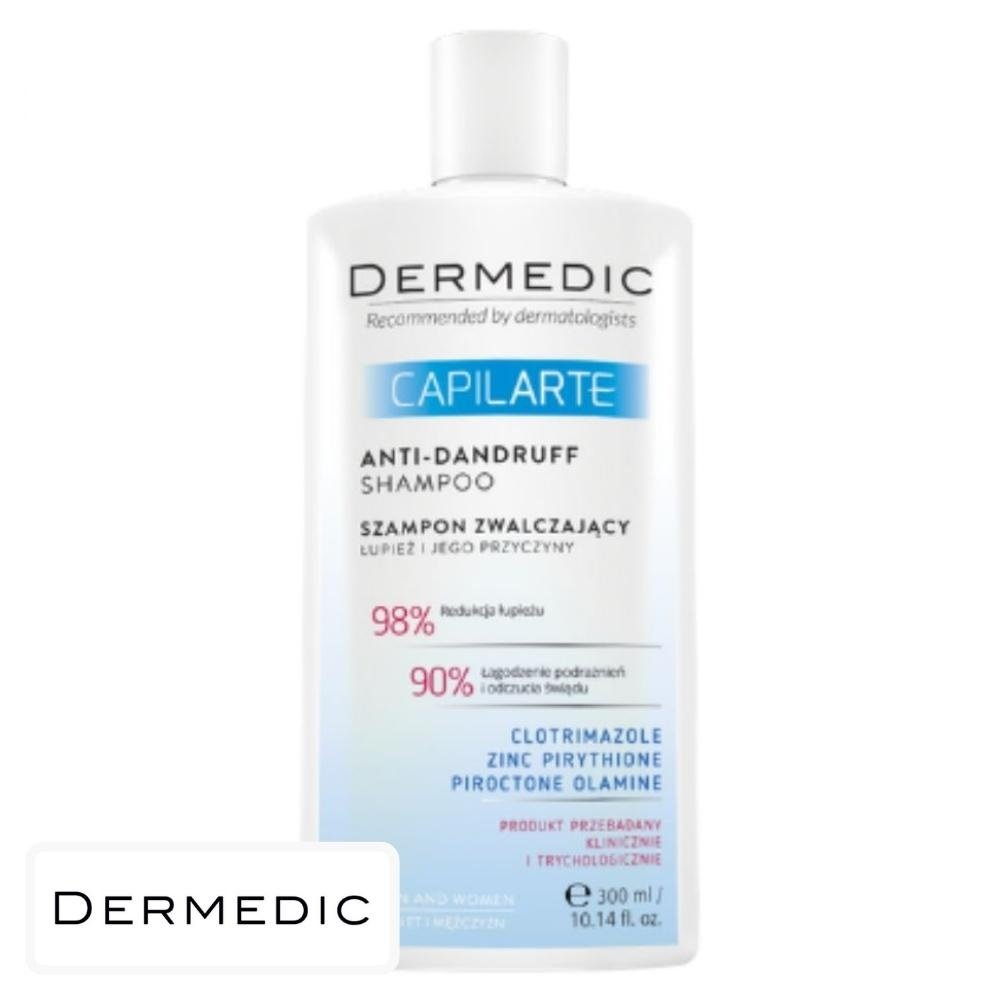 dermedic – capilarte shampoing anti pelliculaire – 300ml