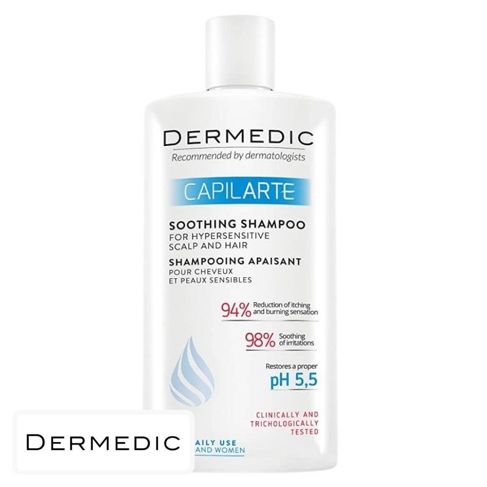 dermedic – capilarte shampoing apaisant – 300ml