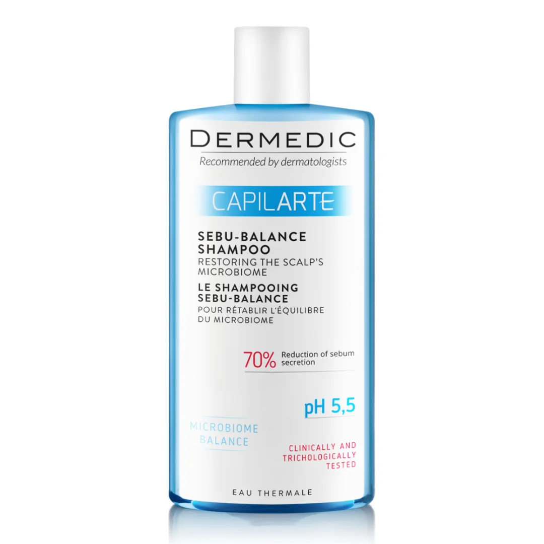 dermedic – capilarte shampoing sebu balance ph 5.5 – 300ml