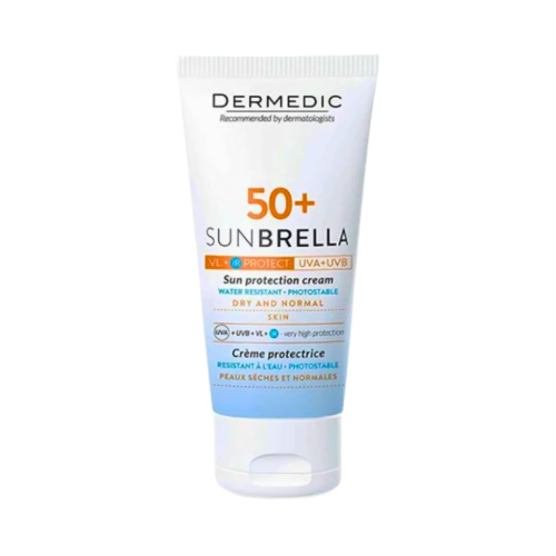 dermedic – sunbrella fluide spf50+ peaux seches et normales – 40ml