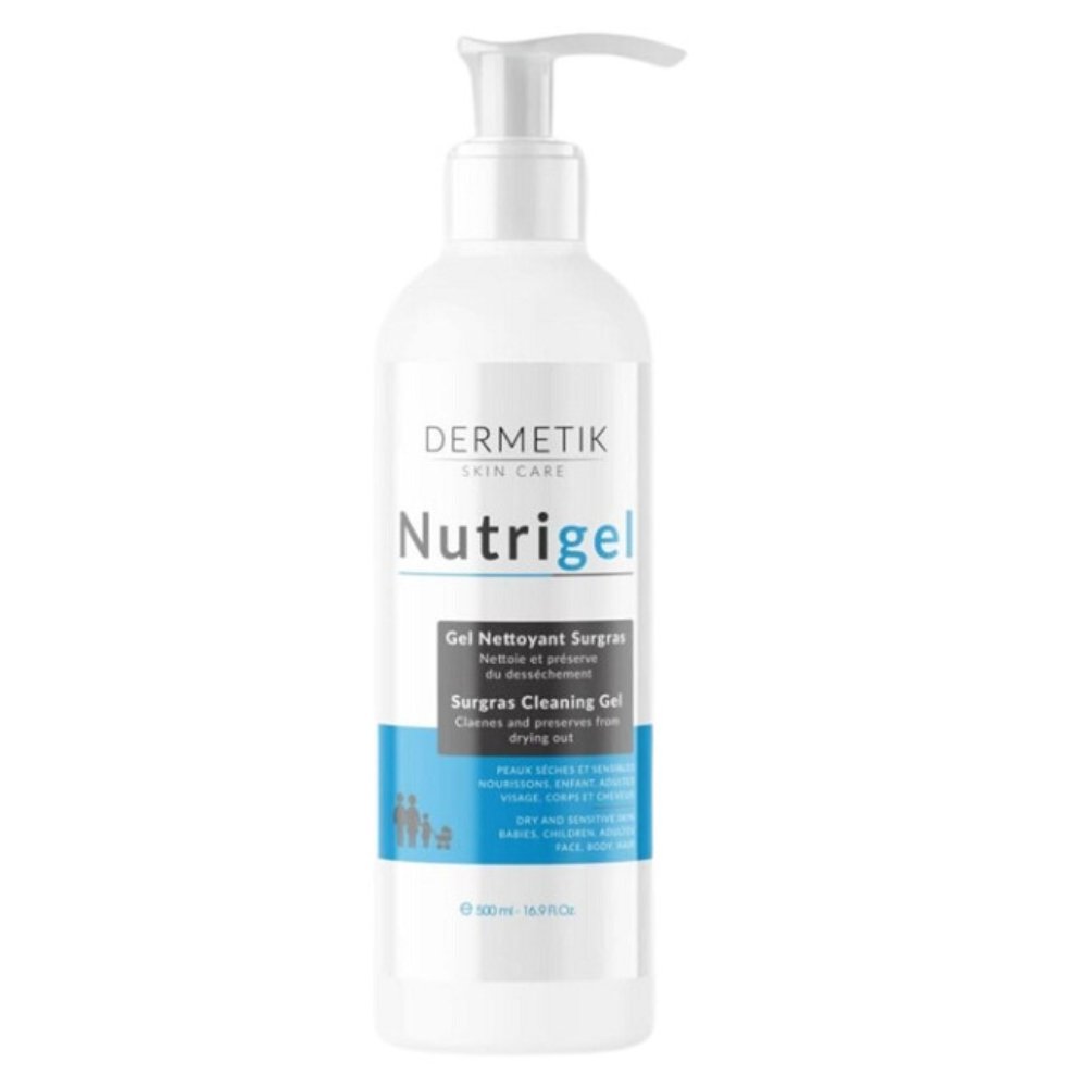dermetik – nutrigel nettoyant surgras – 500ml