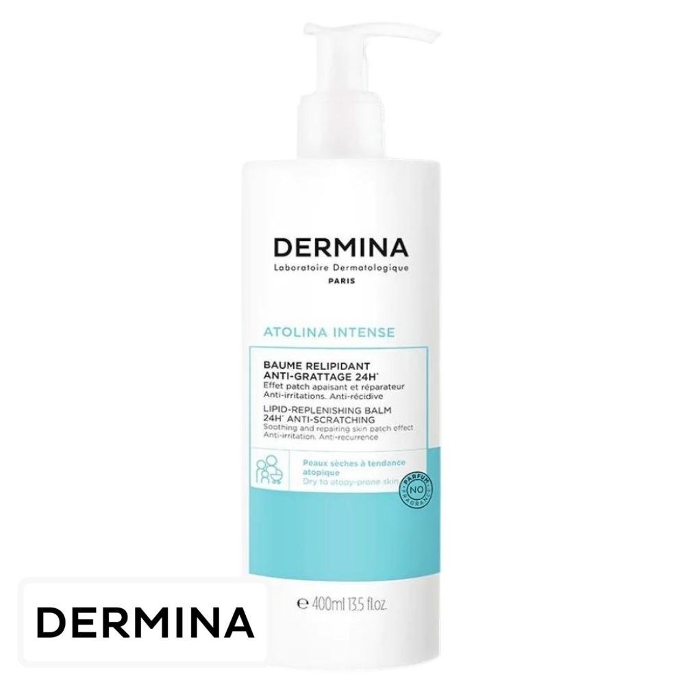 dermina – atolina intense baume relipidant anti grattage 24h – 400ml