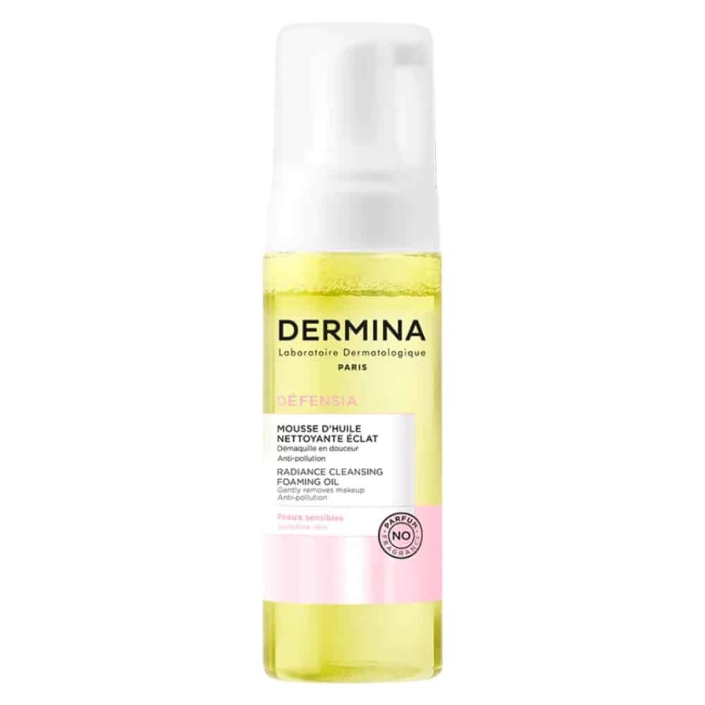 dermina – defensia mousse d’huile nettoyante eclat – 150ml