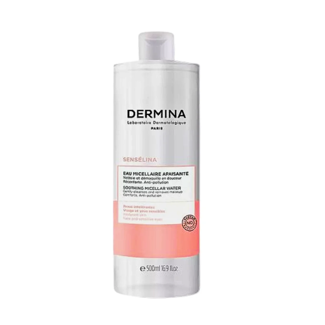 dermina – senselina eau micellaire – 500ml