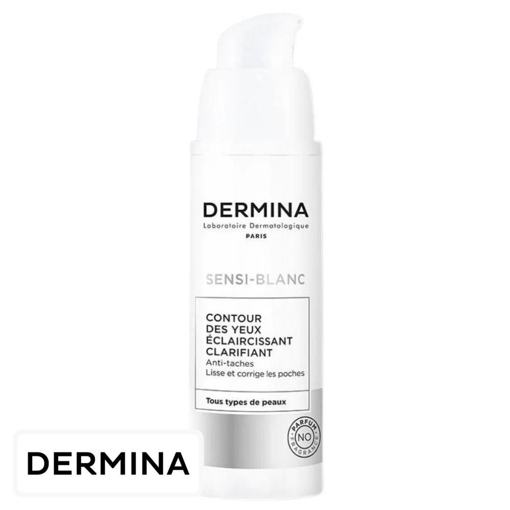 dermina – sensi blanc contour des yeux eclaircissant clarifiant – 30ml