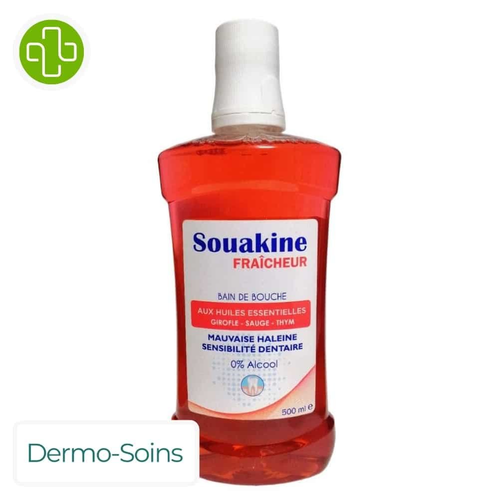 dermo soins – souakine bain de bouche fraicheur – 500ml