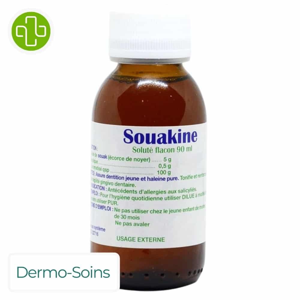dermo soins – souakine bain de bouche solute – 90ml