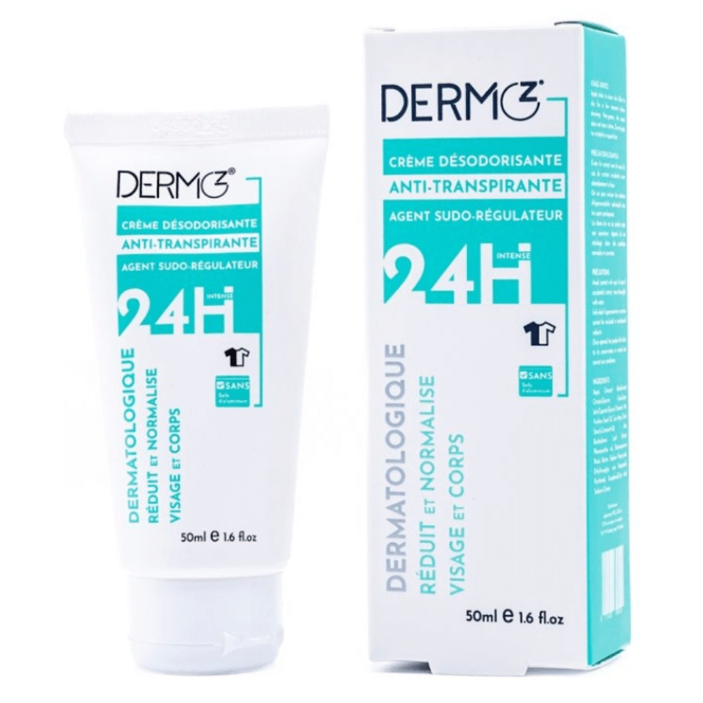 dermoz – creme anti transpirante24h – 50ml