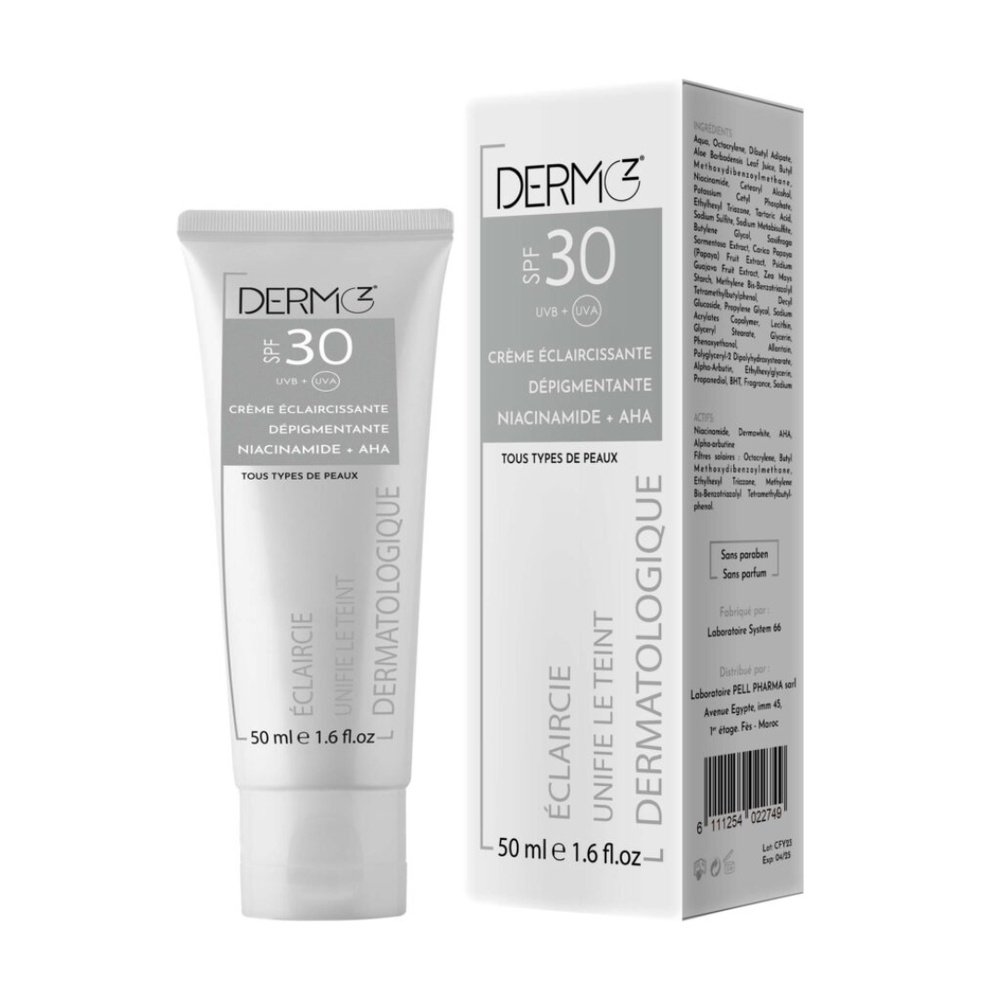 dermoz – creme depigmentante soir – 50ml