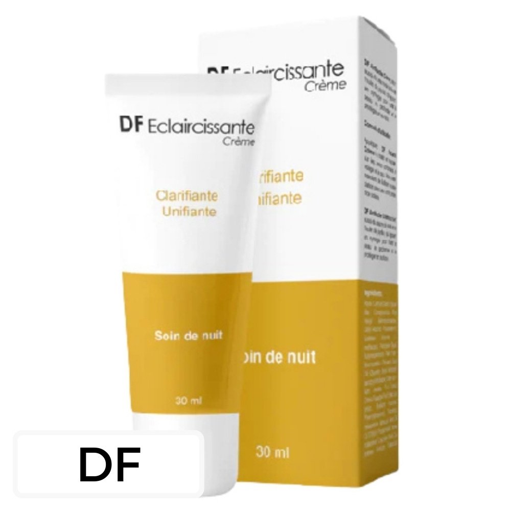 df – eclaircissante creme clarifiante et unifiante soin de nuit – 30ml