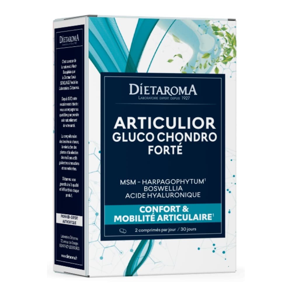 dietaroma – articulior gluco chondro forte confort et mobilite articulaire – 60 comprimes