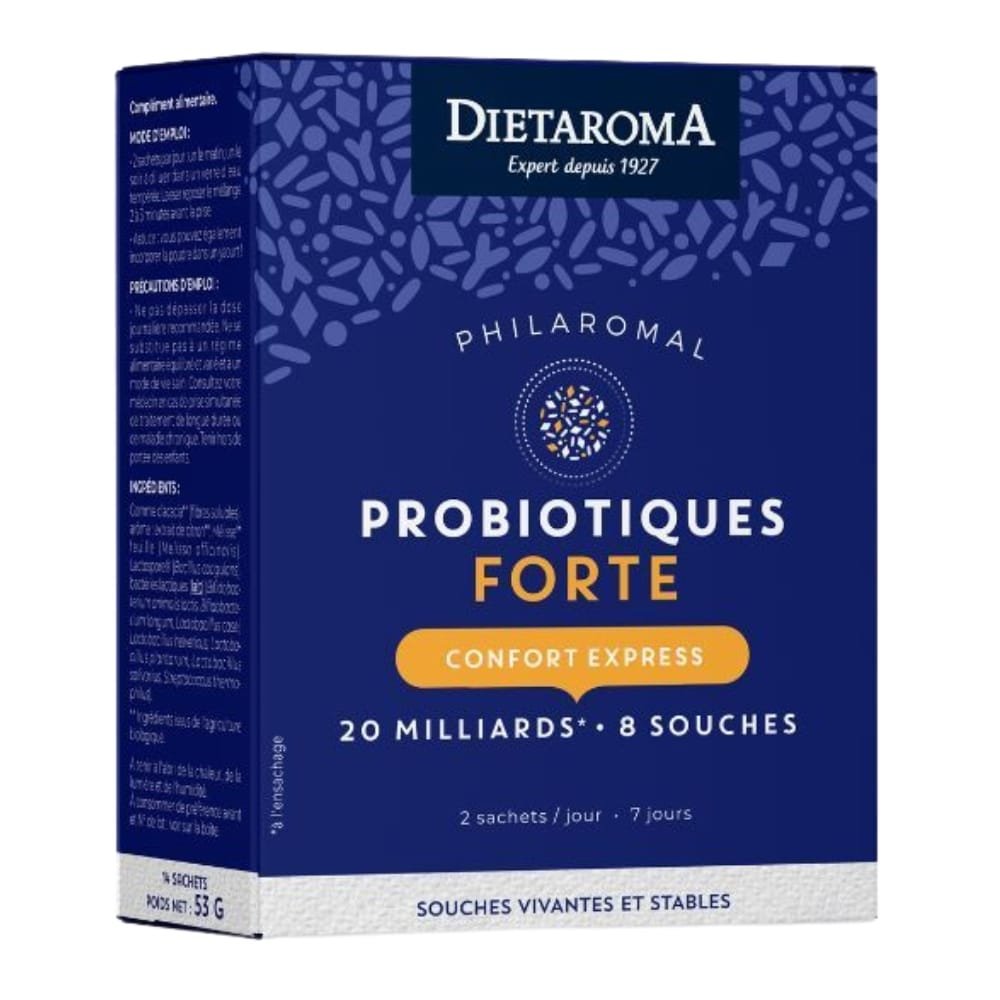 dietaroma – philaromal microbiotiques forte confort express – 14 sachets