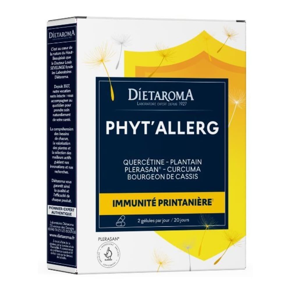 dietaroma – phyt’allerg allergies – 40 gelules