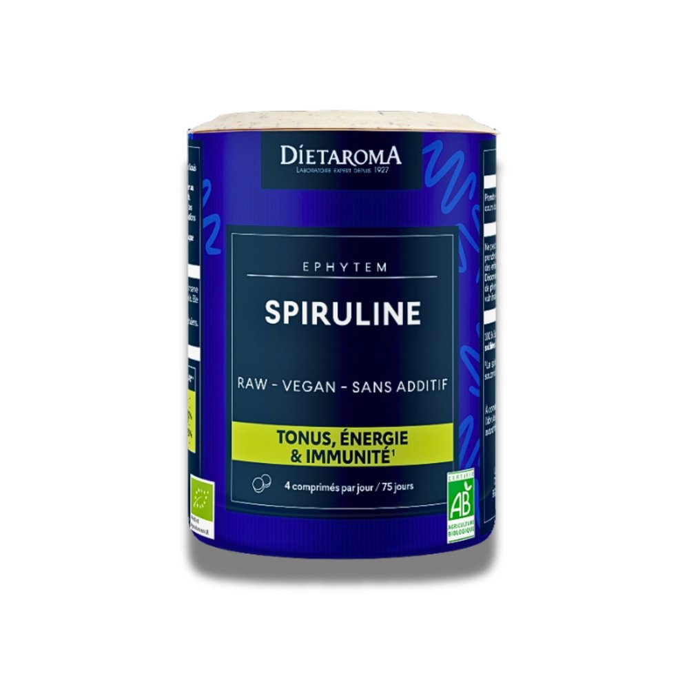 dietaroma – spiruline bio – 300 comprimes