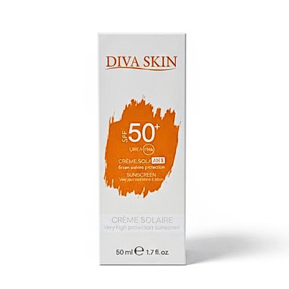 diva skin – creme solaire spf50+ – 50ml