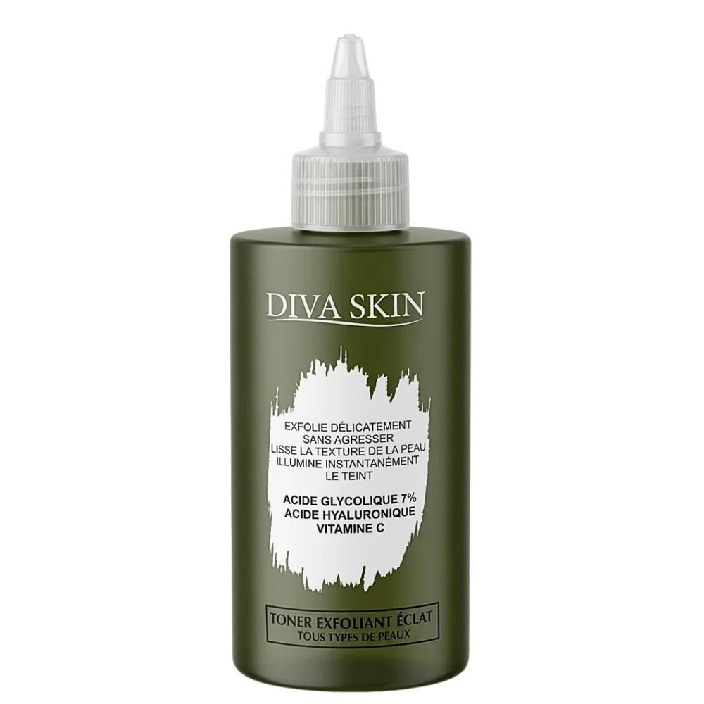 diva skin – toner exfoliant eclat – 200ml
