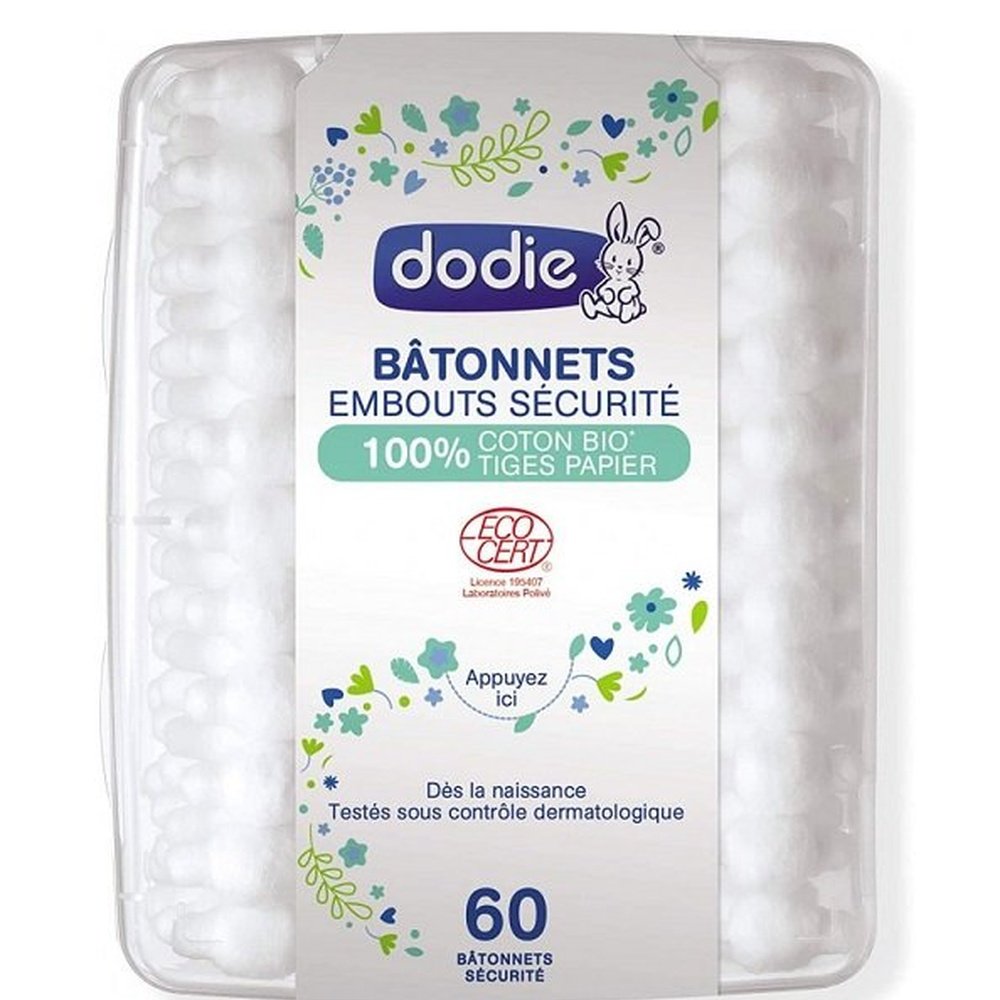 dodie – batonnets embouts securite x60