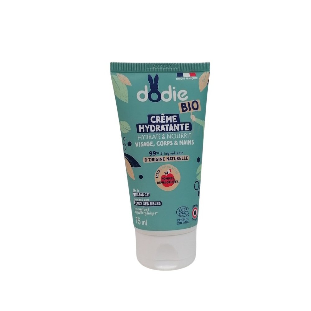 dodie – creme hydratante bio – 75ml