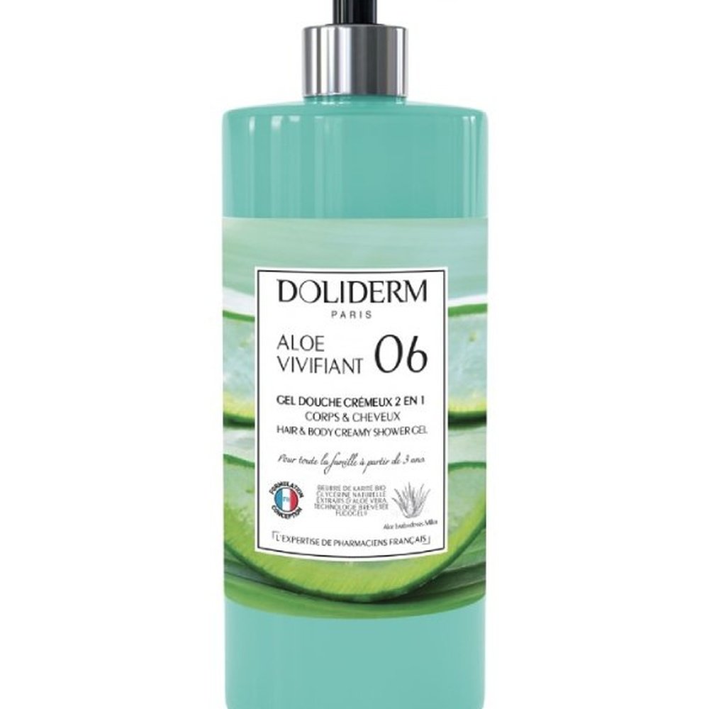 doliderm – gel douche 06 aloe vivifiant – 1l