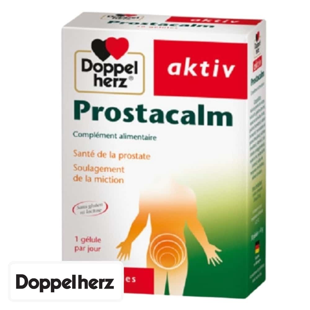doppel herz – aktiv prostacalm sante de la prostate soulagement de la miction – 30 gelules