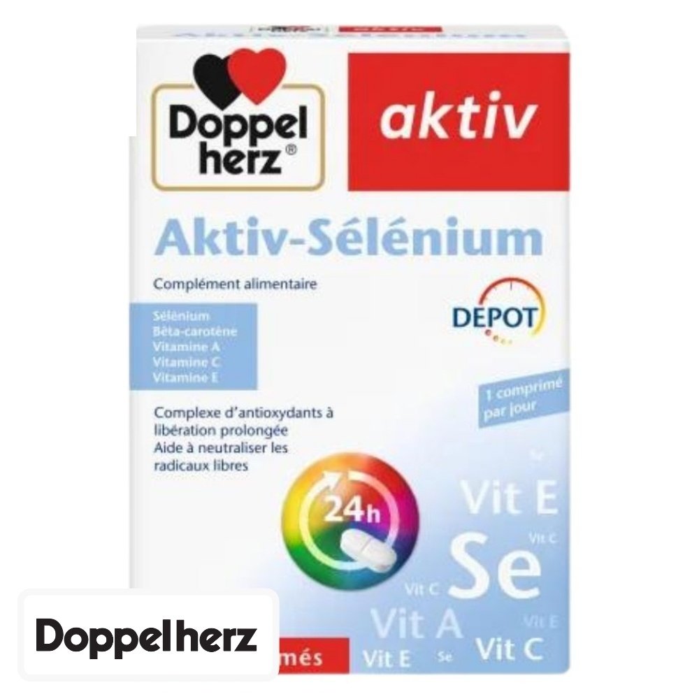 doppel herz – aktiv selenium depot complese d’antioxydant – 30 comprimes