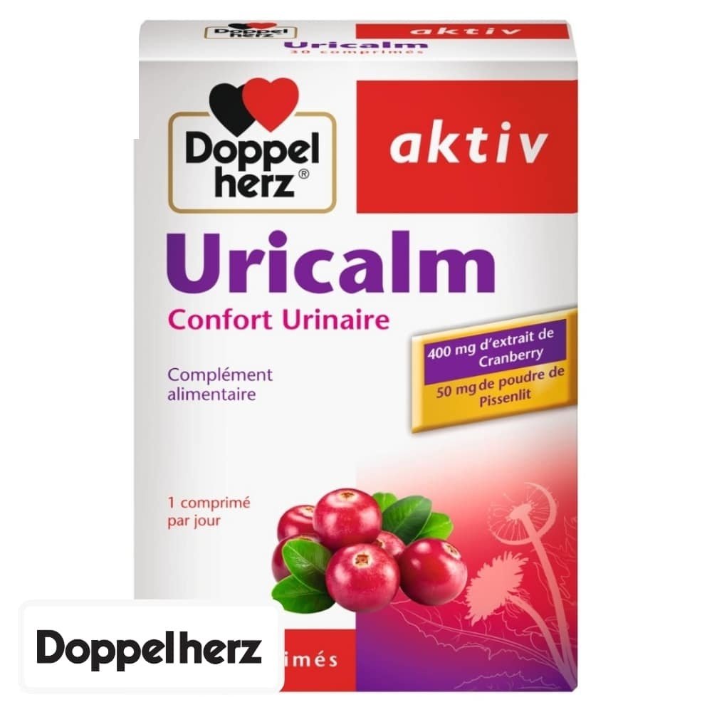 doppel herz – aktiv uricalm confort urinaire – 30 comprimes