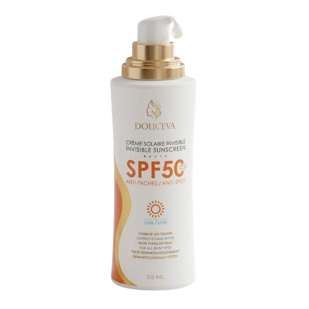 douceva – ecran solaire invisible spf50+ 50ml