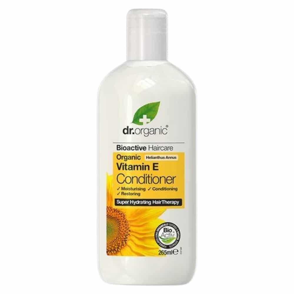 dr organic – apres shampoing vitamine e hydratant bio – 265ml